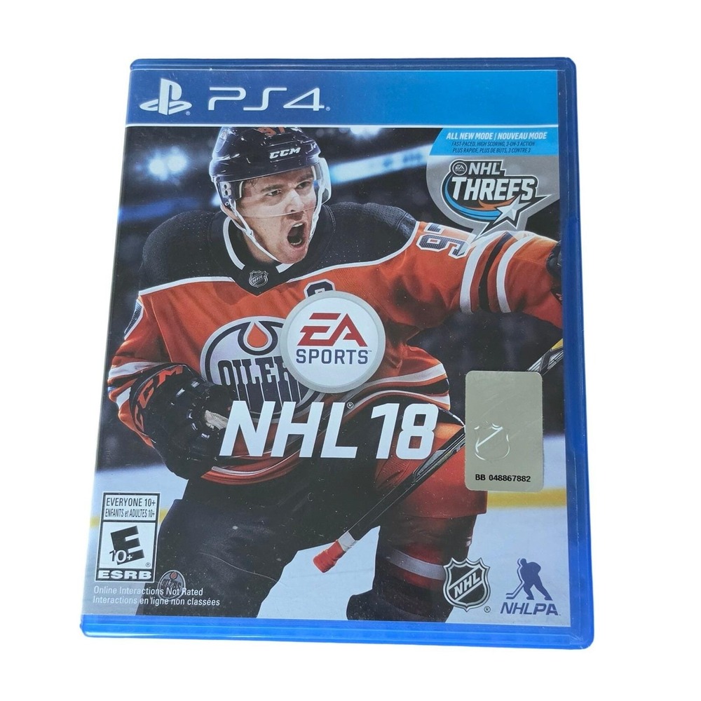 EA Sports NHL 18 Sony PlayStation 4 PS4 Hockey Video Game‎ Physical Disc
